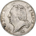 Francia, 5 Francs, Louis XVIII, 1822, Paris, Argento, MB+, Gadoury:614, KM:711.1