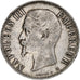 Francia, Napoleon III, 5 Francs, 1856, Paris, Argento, MB, Gadoury:734, KM:782.1