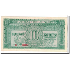 Banknote, Czechoslovakia, 10 Korun, 1950, 1950-04-04, KM:69a, UNC(63)