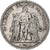 França, 5 Francs, Hercule, 1871, Paris, Prata, VF(20-25), Gadoury:745, KM:820.1