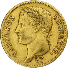Francia, 40 Francs, Napoléon I, 1812, Paris, Oro, MBC, Gadoury:1084, KM:696.1