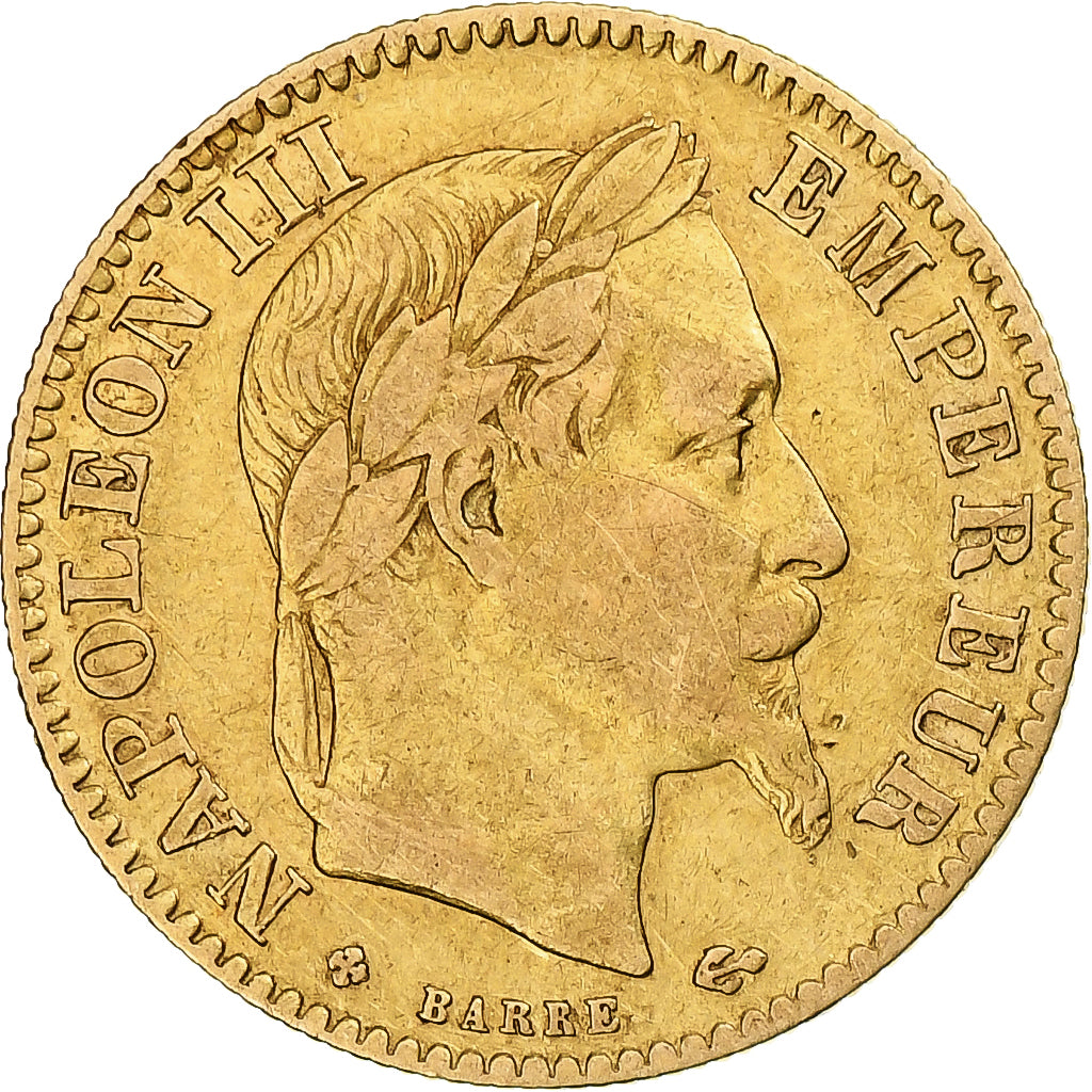 France, Napoléon III, 10 Francs, 1864, Strasbourg, Or, TTB, Gadoury:1015