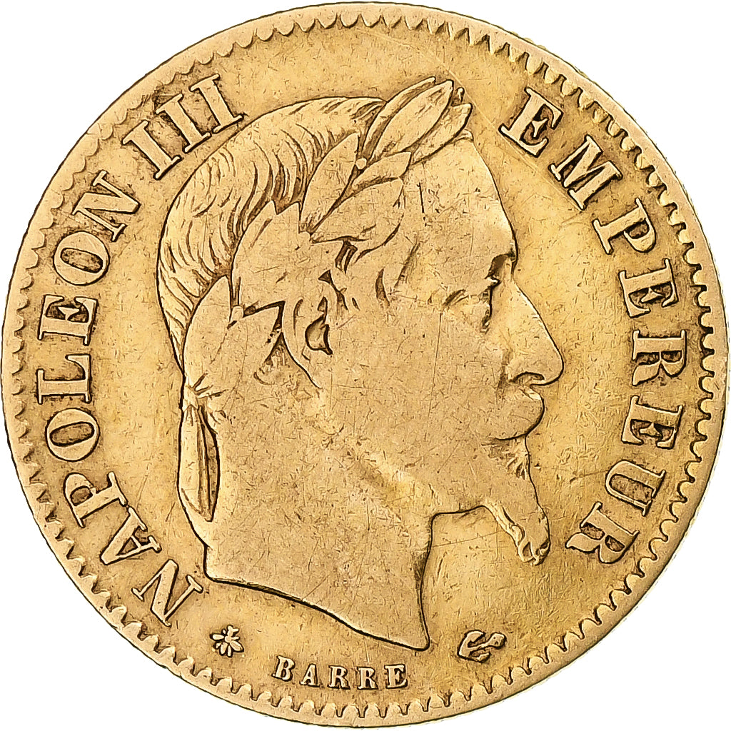 France, Napoléon III, 10 Francs, 1862, Paris, Or, TB+, Gadoury:1015, KM:800.1