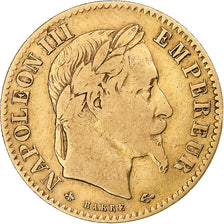 France, Napoléon III, 10 Francs, 1862, Paris, Or, TB+, Gadoury:1015, KM:800.1