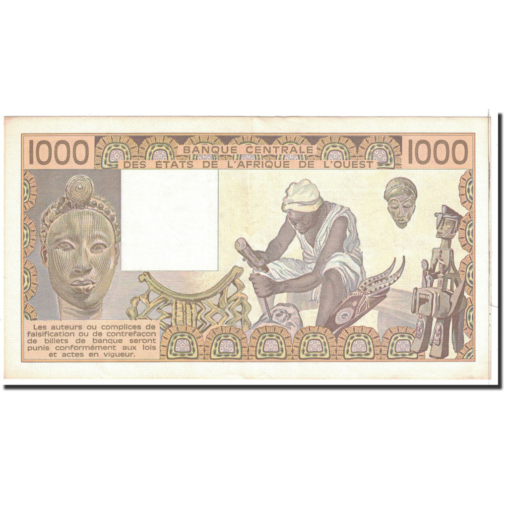 West African States, 1000 Francs, 1987, KM:807Th, UNC(60-62)