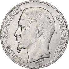 França, Louis-Napoléon Bonaparte, 5 Francs, 1852, Paris, Prata, F(12-15)