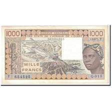 Banknote, West African States, 1000 Francs, 1987, Undated, KM:807Th, UNC(60-62)