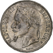 Frankreich, 5 Francs, Napoléon III, 1867, Strasbourg, Silber, SS, KM:799.2