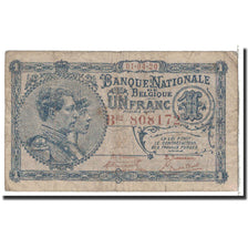Bélgica, 1 Franc, 1920, KM:92, 1920-04-01, RC