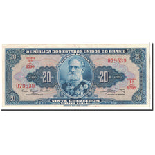 Banconote, Brasile, 20 Cruzeiros, 1955, KM:160b, Undated, BB+