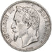 France, Napoleon III, 5 Francs, 1869, Strasbourg, Silver, EF(40-45)