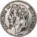 France, Napoleon III, 5 Francs, 1869, Strasbourg, Silver, VF(20-25)