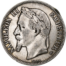 Frankreich, Napoleon III, 5 Francs, 1869, Strasbourg, Silber, S, Gadoury:739