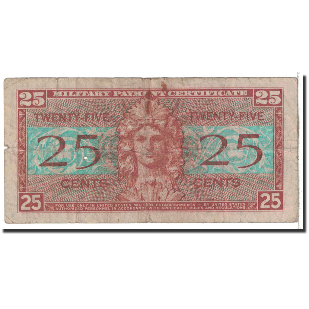 Banknote, United States, 25 Cents, 1954, Undated, KM:M31a, VG(8-10)