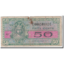 Banknote, United States, 50 Cents, 1954, Undated, KM:M32a, VG(8-10)