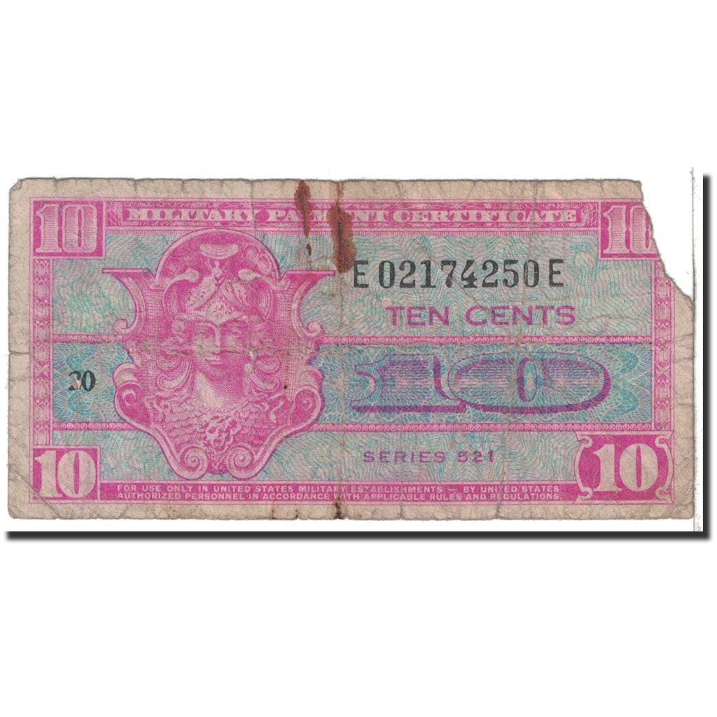 Banknote, United States, 10 Cents, 1954, Undated, KM:M30a, VG(8-10)