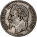 Francia, Napoleon III, 5 Francs, 1870, Paris, Argento, MB, Gadoury:739, KM:799.1