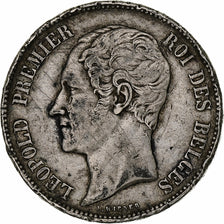 Belgium, Leopold I, 5 Francs, 5 Frank, 1865, Silver, F(12-15), KM:17