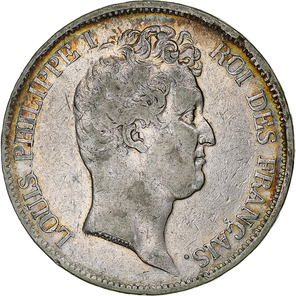 Frankrijk, 5 Francs, Louis-Philippe, 1831, Lille, Zilver, FR, Gadoury:676a