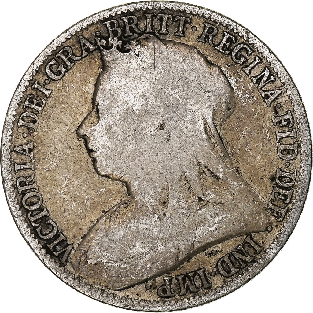 Gran Bretagna, Victoria, Florin, Two Shillings, 1895, Argento, MB, KM:781