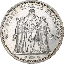 France, 5 Francs, Hercule, 1873, Paris, Silver, MS(60-62), Gadoury:745a