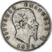Italia, Vittorio Emanuele II, 5 Lire, 1870, Milan, Argento, MB, KM:8.3