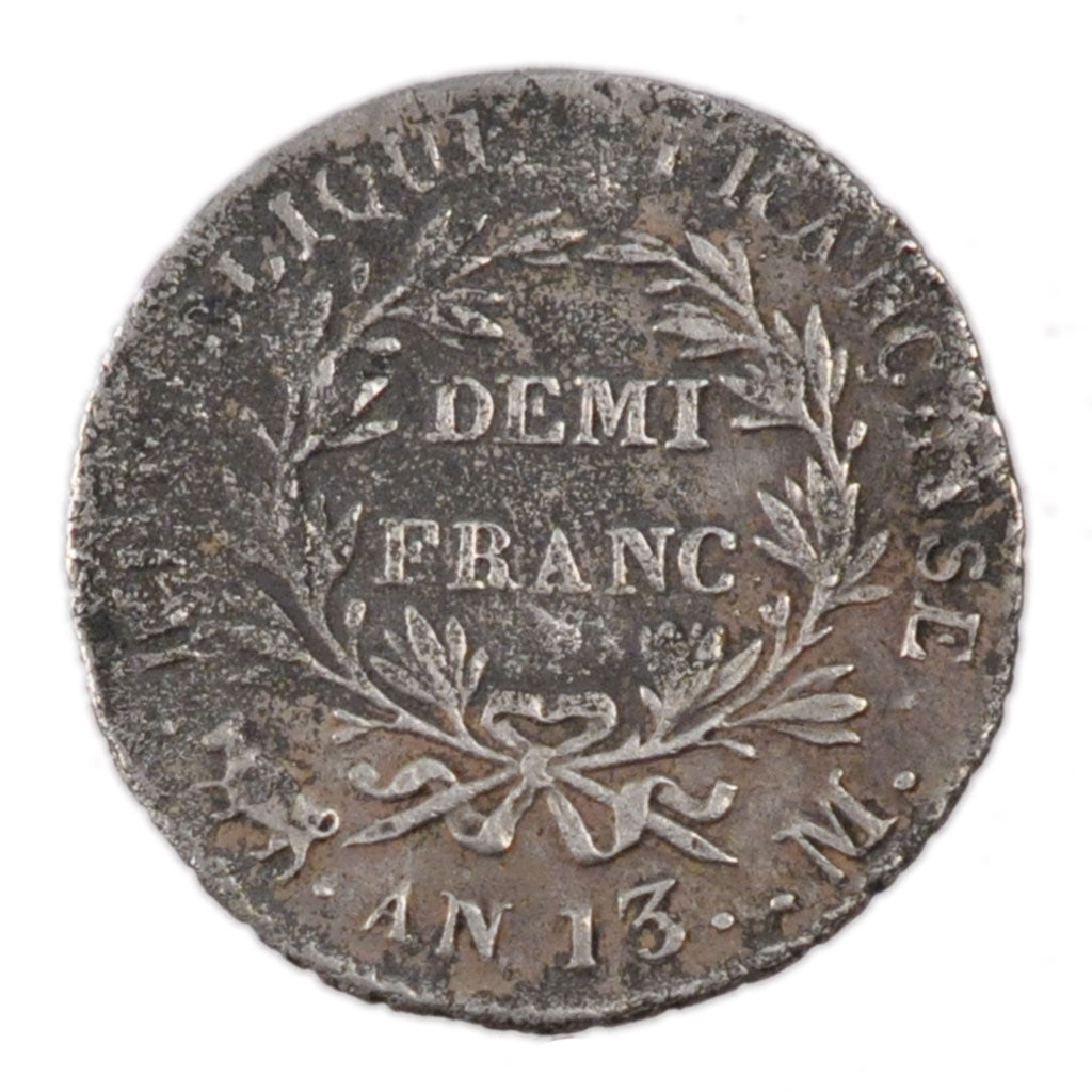 Premier Empire, Demi Franc Napoléon Empereur