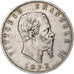 Italia, Vittorio Emanuele II, 5 Lire, 1872, Milan, Argento, MB, KM:8.3