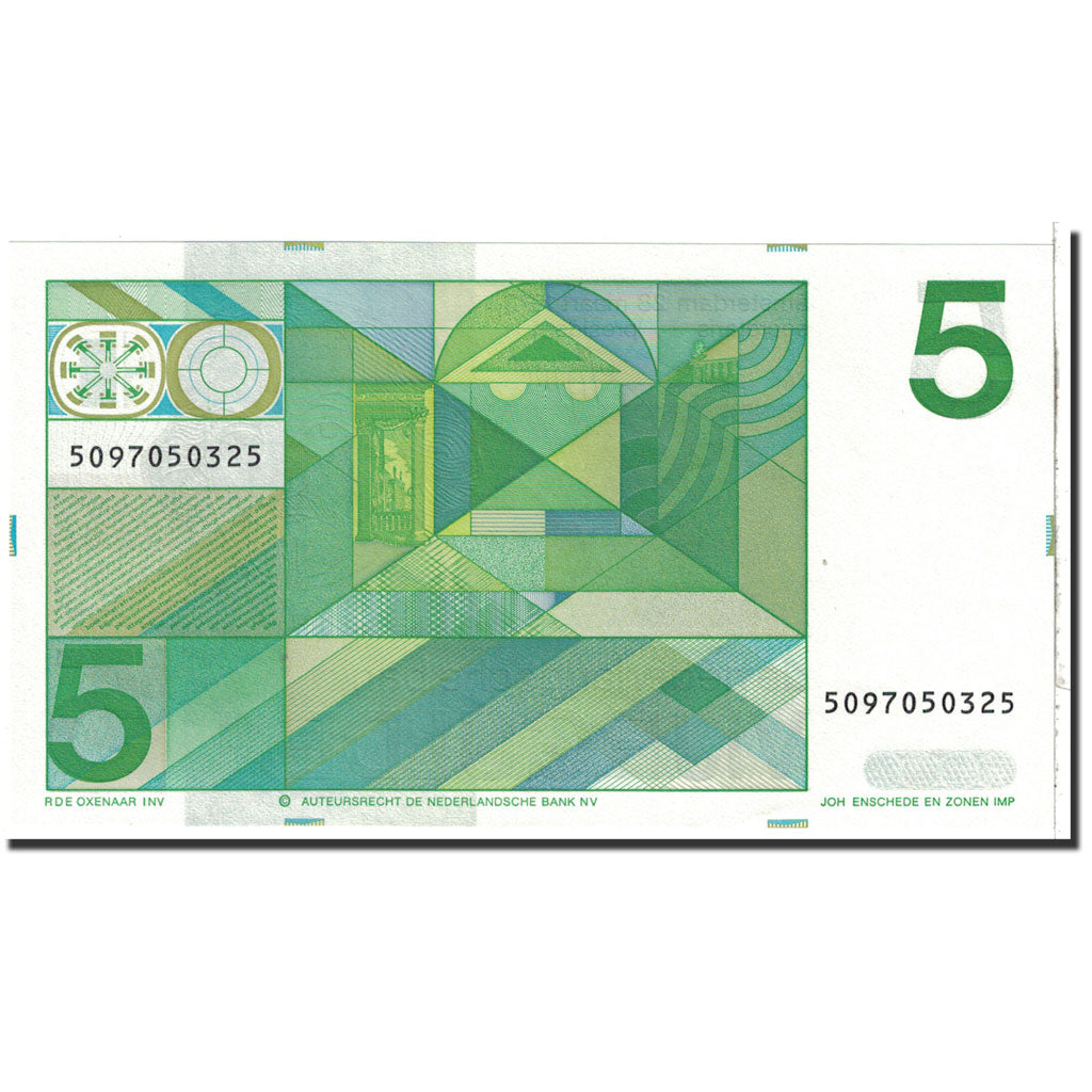 Banconote, Paesi Bassi, 5 Gulden, 1973, KM:95a, 1973-03-28, FDS
