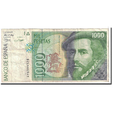Spain, 1000 Pesetas, 1992, KM:163, 1992-10-12, EF(40-45)
