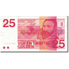 Netherlands, 25 Gulden, 1971, KM:92a, 1971-02-10, AU(55-58)