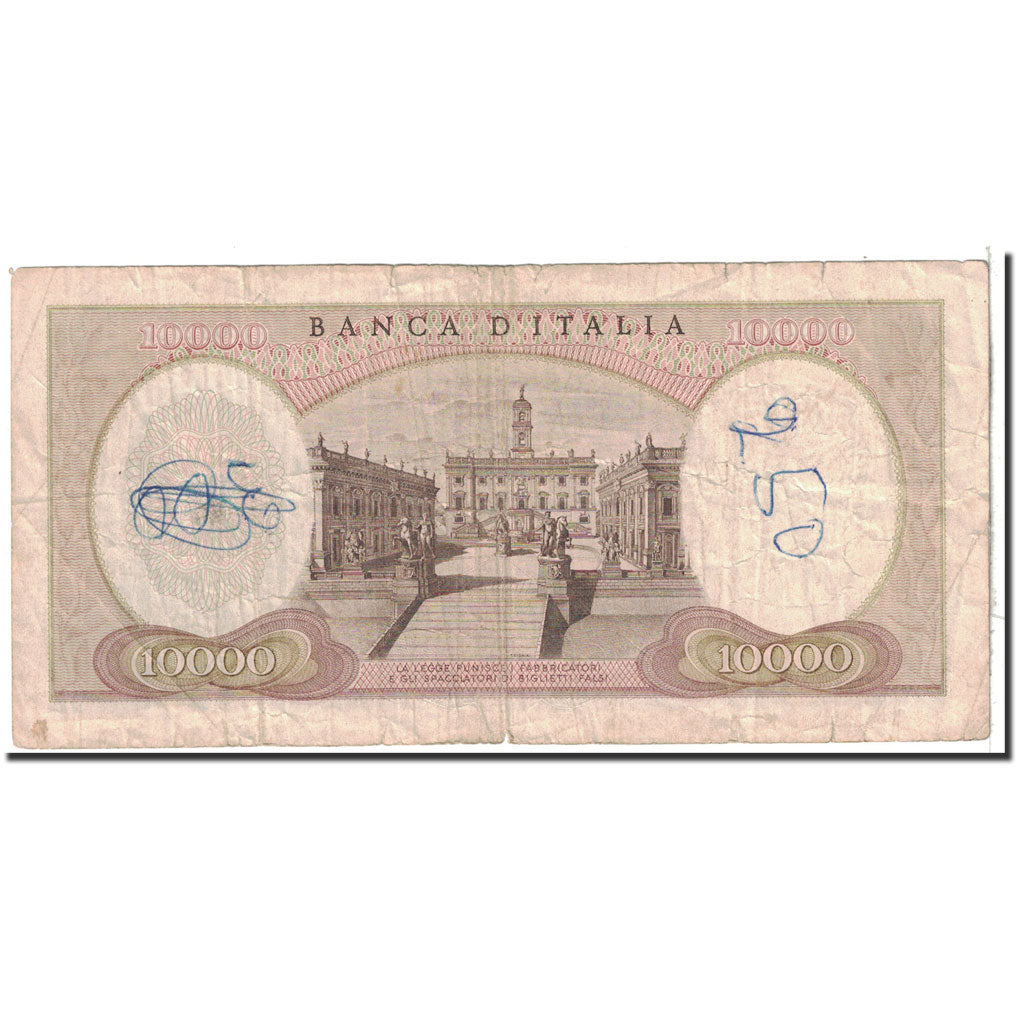 Geldschein, Italien, 10,000 Lire, 1970, 1970-06-08, KM:97e, S