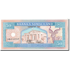 Banknote, Somaliland, 50 Shillings = 50 Shilin, 1996, Undated, KM:4b, UNC(65-70)