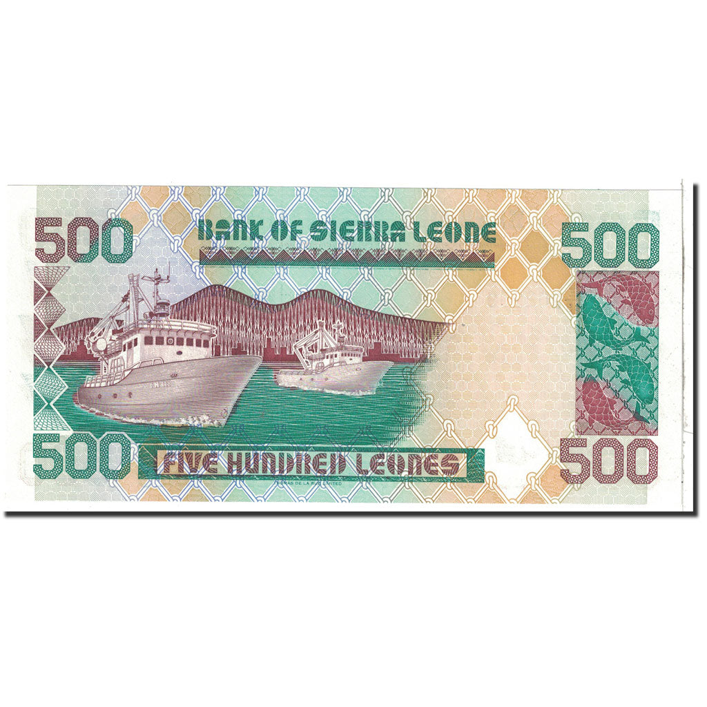 Banknote, Sierra Leone, 500 Leones, 1998, 1998-07-15, KM:23b, UNC(65-70)