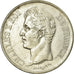 Moneda, Francia, Charles X, 5 Francs, 1827, Lille, MBC+, Plata, Gadoury:644
