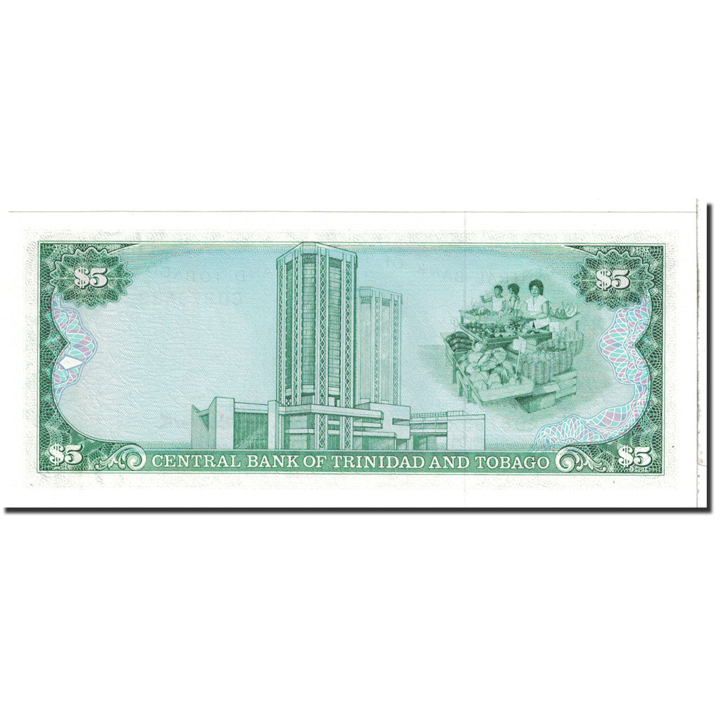 Geldschein, Trinidad and Tobago, 5 Dollars, 1985, Undated, KM:37c, UNZ
