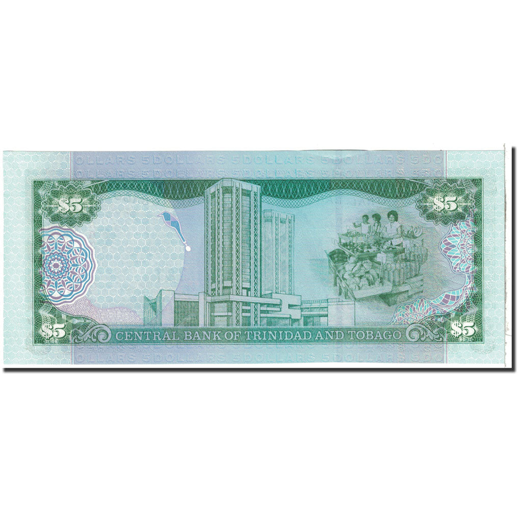 Banknote, Trinidad and Tobago, 5 Dollars, 2002, Undated, KM:42b, UNC(65-70)