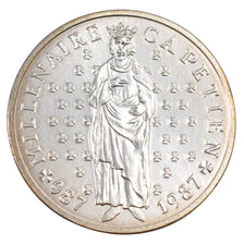 FRANCE, 10 Francs, 1987, MS(65-70), Silver, Gadoury #820, 12.00