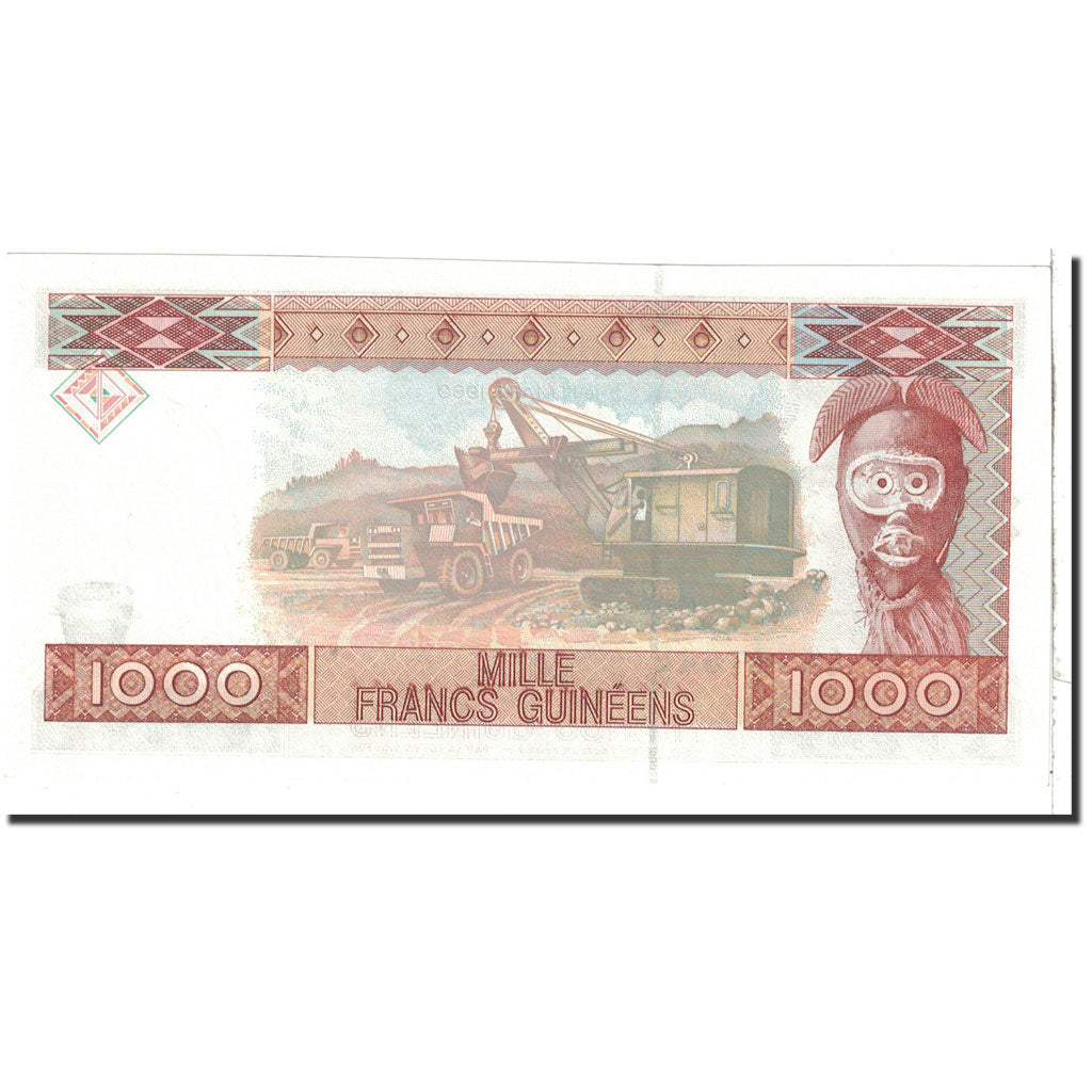 Banknote, Guinea, 1000 Francs, 1998, Undated, KM:37, UNC(64)