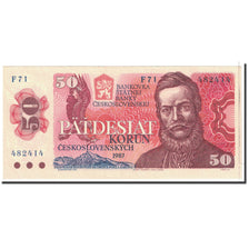 Banknote, Czechoslovakia, 50 Korun, 1987, Undated, KM:96a, UNC(63)