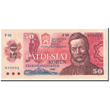 Banknote, Czechoslovakia, 50 Korun, 1987, Undated, KM:96a, UNC(65-70)
