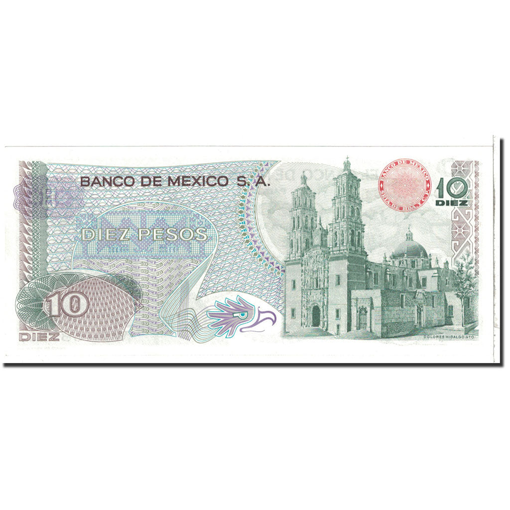 Banknote, Mexico, 10 Pesos, 1974, 1974-10-16, KM:63i, UNC(65-70)