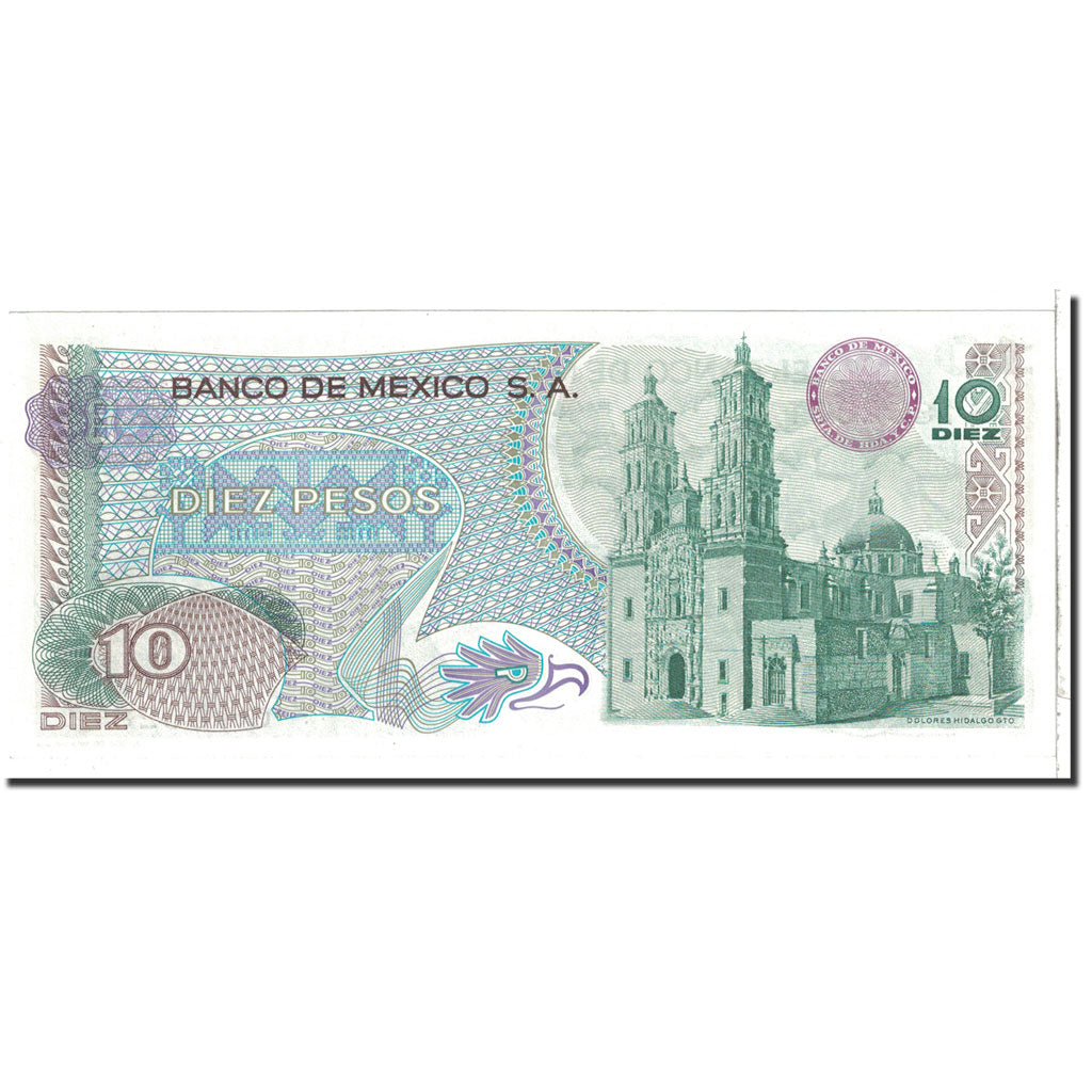 Banknote, Mexico, 10 Pesos, 1975, 1975-05-15, KM:63h, UNC(65-70)