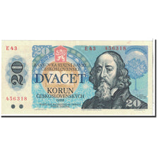 Banknote, Czechoslovakia, 20 Korun, 1988, Undated, KM:95, UNC(65-70)