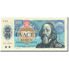 Banknote, Czechoslovakia, 20 Korun, 1988, Undated, KM:95, UNC(65-70)