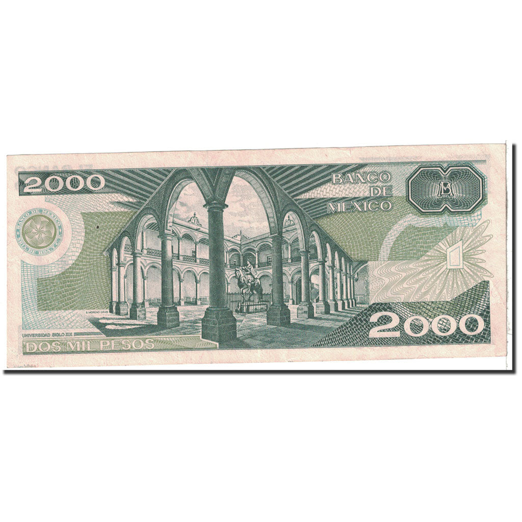 Banknote, Mexico, 2000 Pesos, 1987, 1987-02-24, KM:86b, UNC(63)