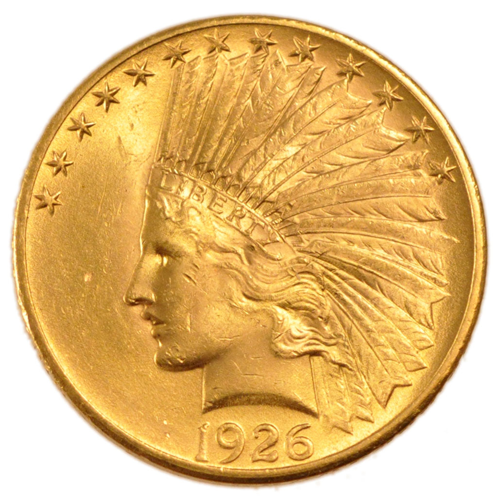 Stati Uniti, Indian Head, $10, Eagle, 1926, U.S. Mint, Philadelphia, SPL, Oro...