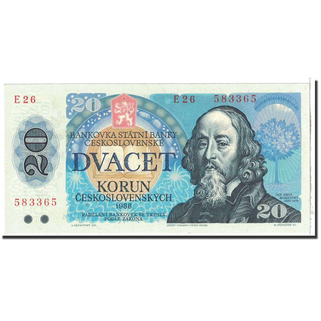 Banknote, Czechoslovakia, 10 Korun, 1986, Undated, KM:94, UNC(65-70)
