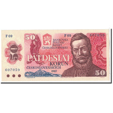 Banknote, Czechoslovakia, 50 Korun, 1987, Undated, KM:96a, UNC(65-70)