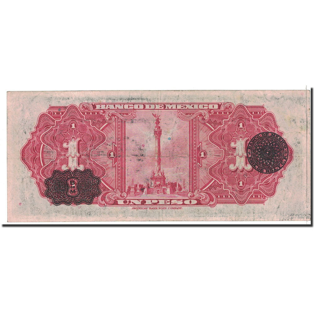 Banknote, Mexico, 1 Peso, 1954, Undated, KM:56b, EF(40-45)